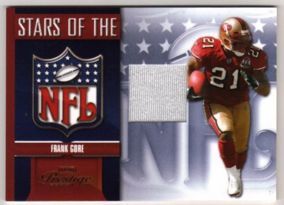 Gore, Frank 2007 Playoff Prestige Game Used Jersey