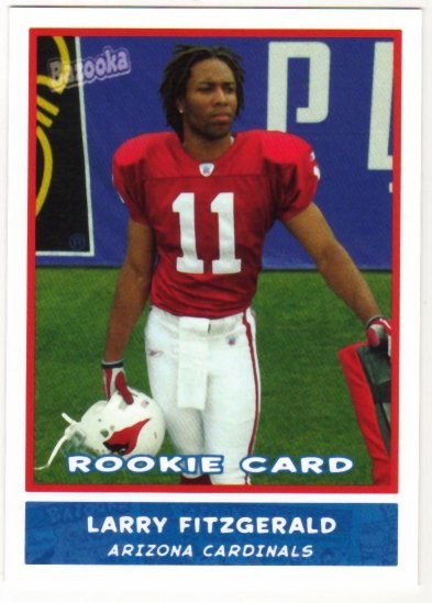 Larry Fitzgerald 2004 Fleer In Scribed Names of the Game Jersey
