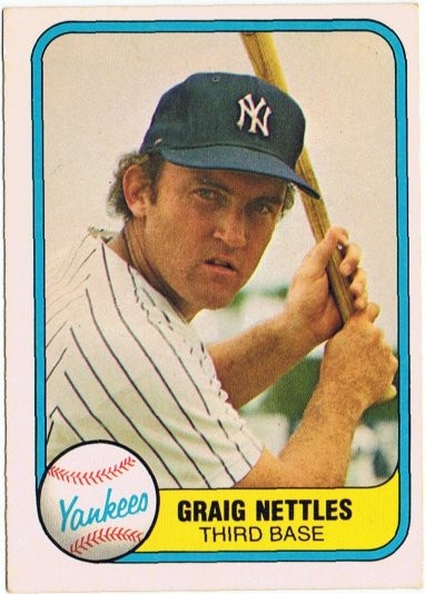 graig nettles baseball card