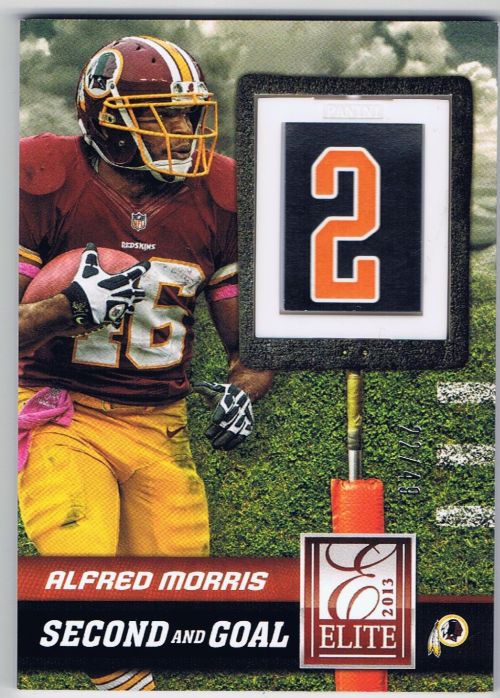 Morris, Alfred 2013 Elite Second And Goal Game Used Jersey