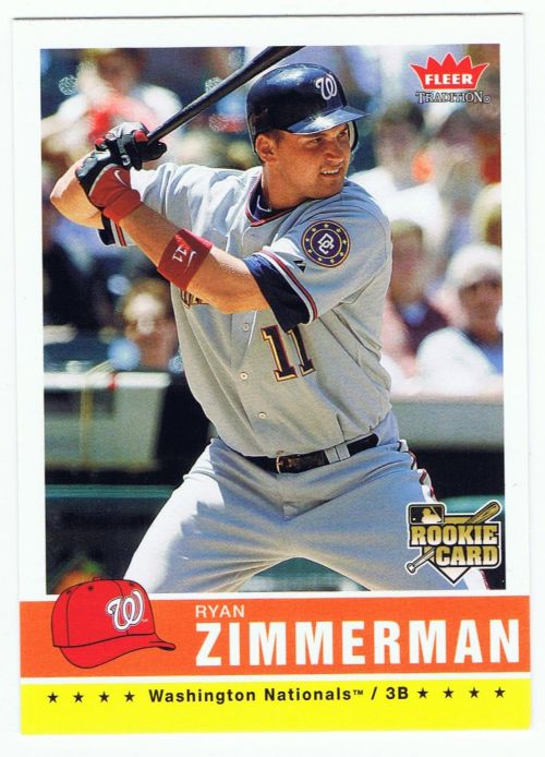 Zimmerman, Ryan 2006 Fleer Tradition Rookie