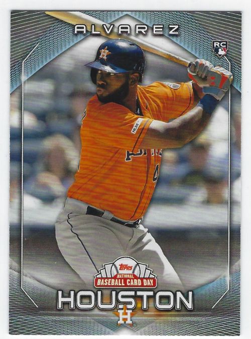 Alvarez, Yordan 2020 Topps National Baseball Card Day Bonus RK Sports
